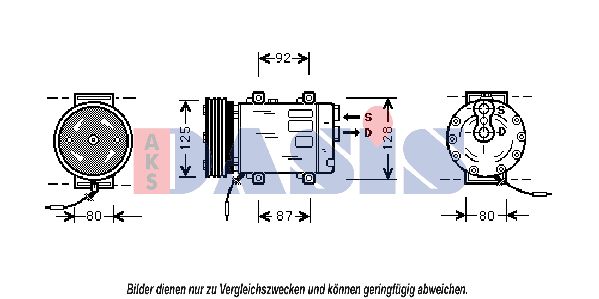 AKS DASIS Kompressor,kliimaseade 850746N